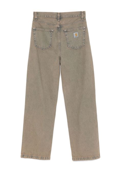 pantaloni landon uomo blu e beige CARHARTT WIP | I0358203FU.GD